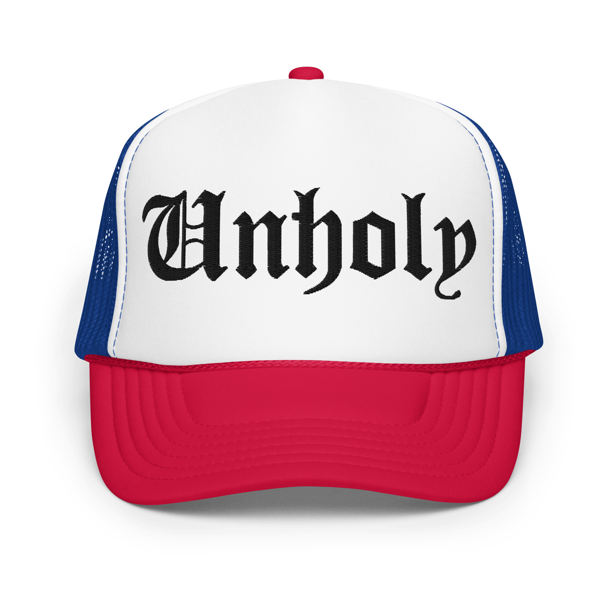 Unholy Embroidered Foam Trucker Hat