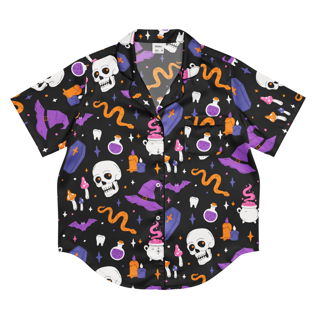 Witch's Whimsy Silky Pajama Top